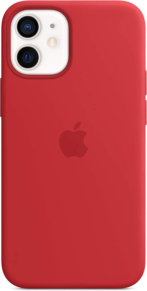 Origineel Apple iPhone 12 Mini Hoesje MagSafe Silicone Case Rood afbeelding 1