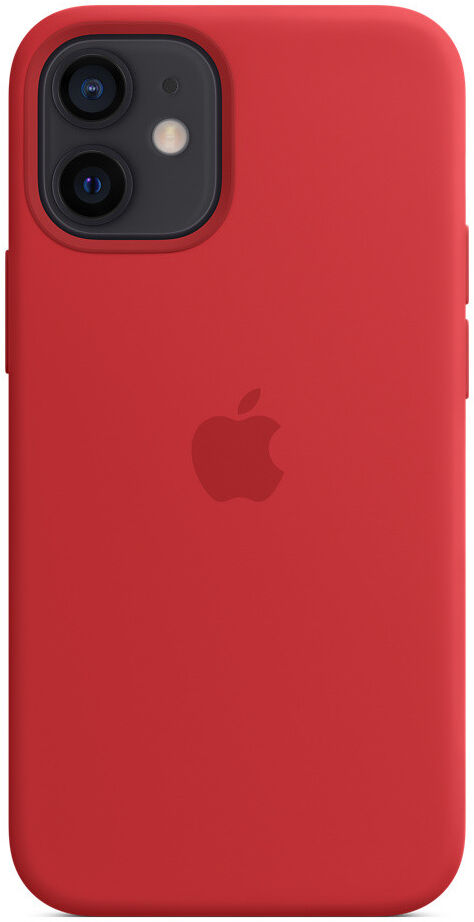 Origineel Apple iPhone 12 Mini Hoesje MagSafe Silicone Case Rood afbeelding 6