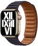 Origineel Apple Watch 41MM/40MM/38MM Leather Link Bandje Zwart S/M