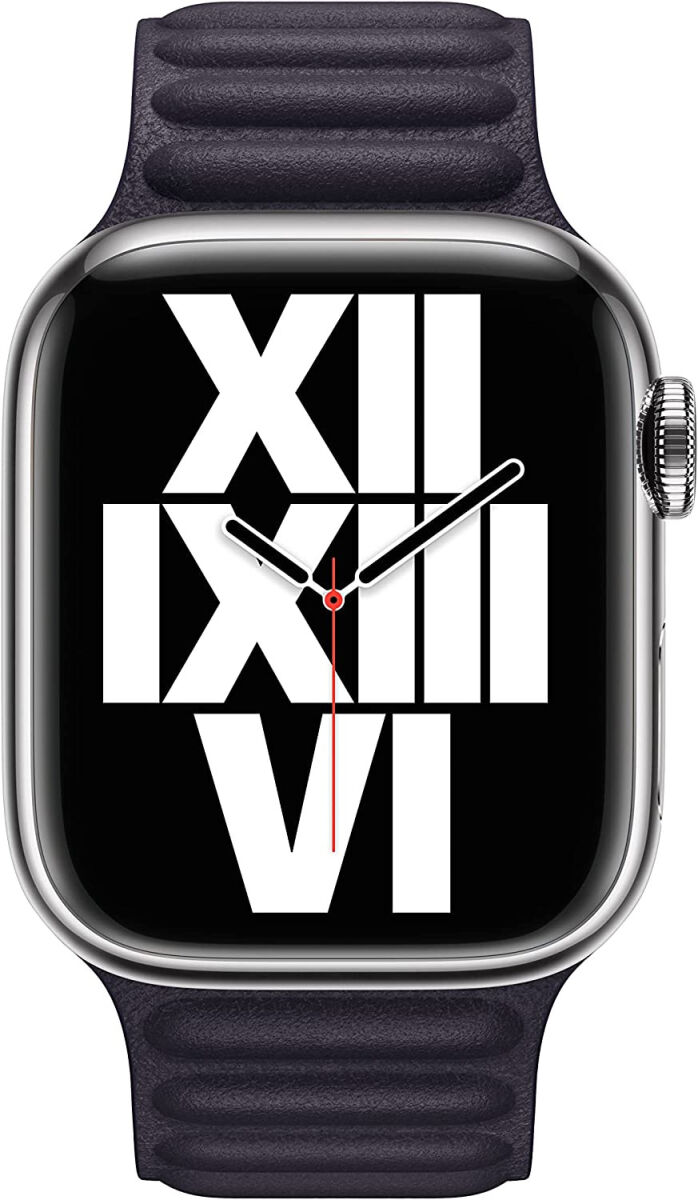 Origineel Apple Watch 41MM/40MM/38MM Leather Link Bandje Zwart S/M afbeelding 3