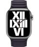 Origineel Apple Watch 1-9/SE 41/40/38MM Leather Link Bandje Zwart M/L