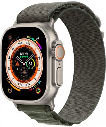 Origineel Apple Watch 49/45/44/42MM Alpine Bandje Groen - Maat S Bandjes
