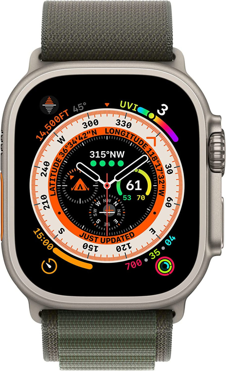 Origineel Apple Watch 49/45/44/42MM Alpine Bandje Groen - Maat S afbeelding 3