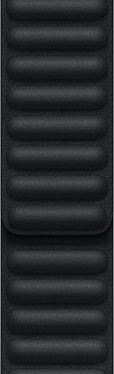 Origineel Apple Watch 49/45/44/42MM Leather Link Bandje Zwart S/M afbeelding 4