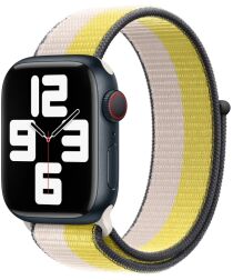 Origineel Apple Watch 41MM/40MM/38MM Geweven Sportbandje Geel / Beige