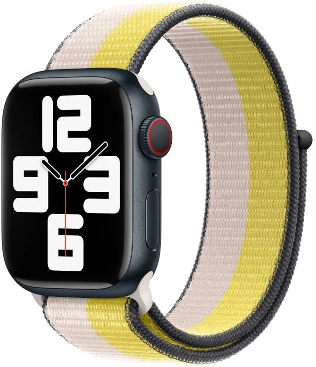 Origineel Apple Watch 1-9/SE 41/40/38MM Sportbandje Geel / Beige afbeelding 1