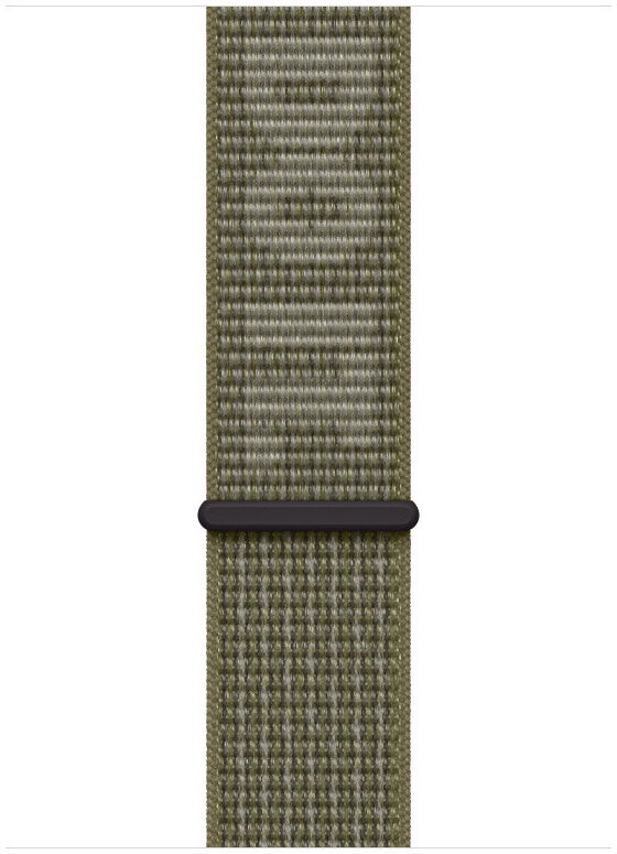 Origineel Apple Watch 49/45/44/42MM Nike Geweven Bandje Olive afbeelding 2