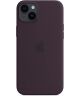Origineel Apple iPhone 14 Plus Hoesje MagSafe Silicone Case Bordeaux