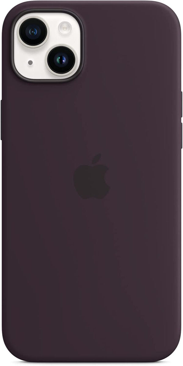Origineel Apple iPhone 14 Plus Hoesje MagSafe Silicone Case Bordeaux afbeelding 1