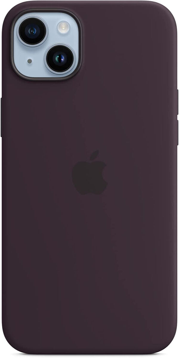 Origineel Apple iPhone 14 Plus Hoesje MagSafe Silicone Case Bordeaux afbeelding 2