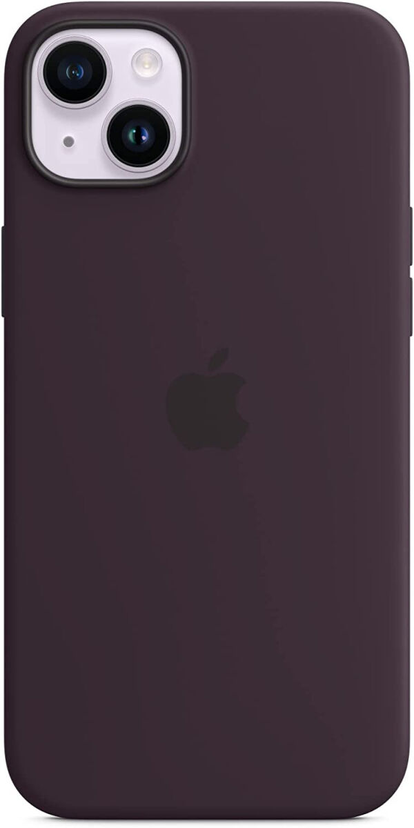 Origineel Apple iPhone 14 Plus Hoesje MagSafe Silicone Case Bordeaux afbeelding 3