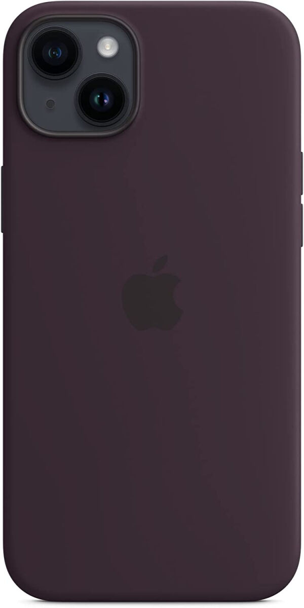 Origineel Apple iPhone 14 Plus Hoesje MagSafe Silicone Case Bordeaux afbeelding 4