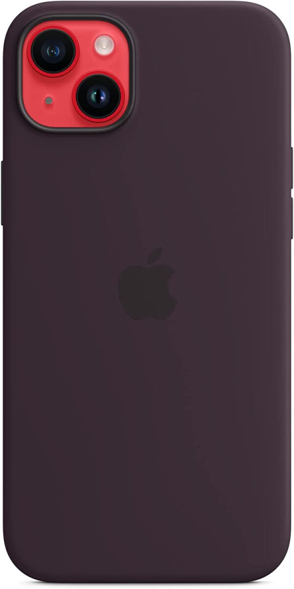 Origineel Apple iPhone 14 Plus Hoesje MagSafe Silicone Case Bordeaux afbeelding 5