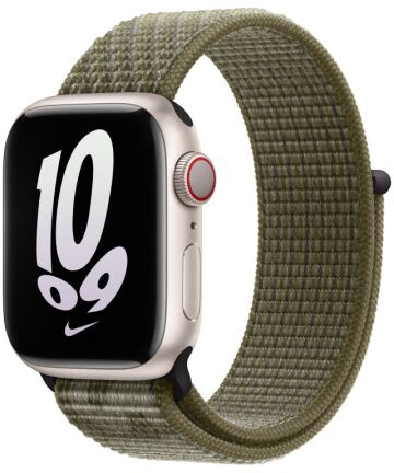 Origineel Apple Watch 41MM/40MM/38MM Nike Geweven Bandje Groen Bandjes