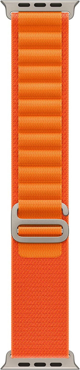 Origineel Apple Watch 49/45/44/42MM Alpine Bandje Oranje - Maat S afbeelding 2
