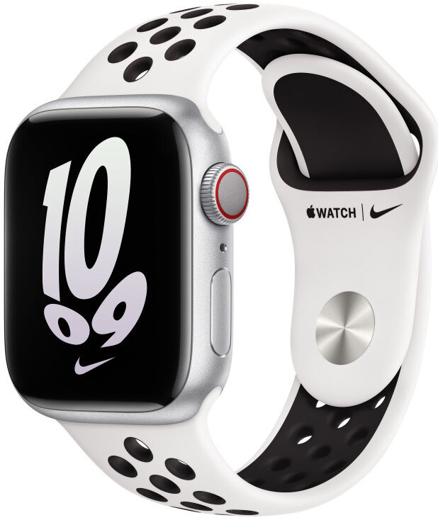 Origineel Apple Watch 41MM/40MM/38MM Nike Sport Bandje Platina / Zwart afbeelding 1