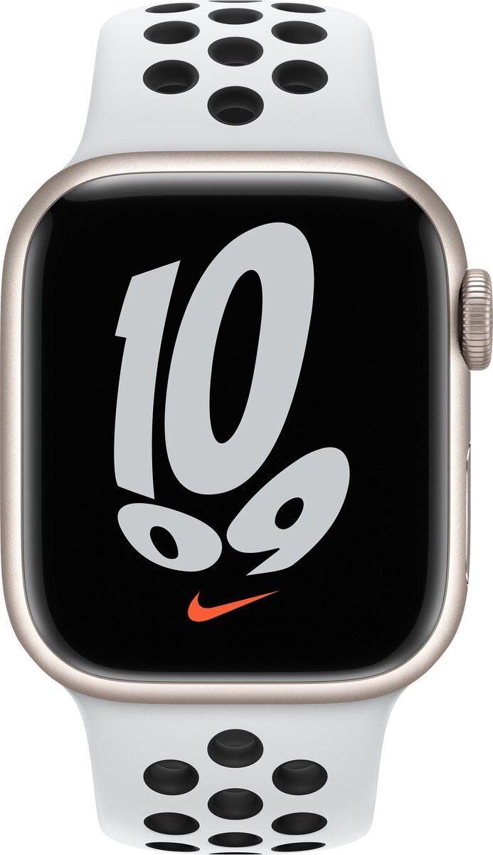 Origineel Apple Watch 41MM/40MM/38MM Nike Sport Bandje Platina / Zwart afbeelding 4