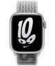 Origineel Apple Watch 41MM/40MM/38MM Nike Geweven Bandje Wit / Zwart
