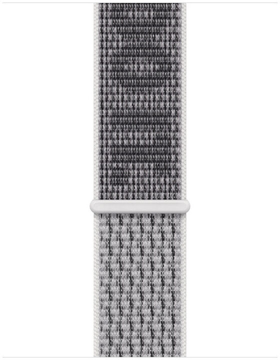 Origineel Apple Watch 41MM/40MM/38MM Nike Geweven Bandje Wit / Zwart afbeelding 2