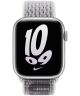 Origineel Apple Watch 49/45/44/42MM Nike Geweven Bandje Wit / Zwart
