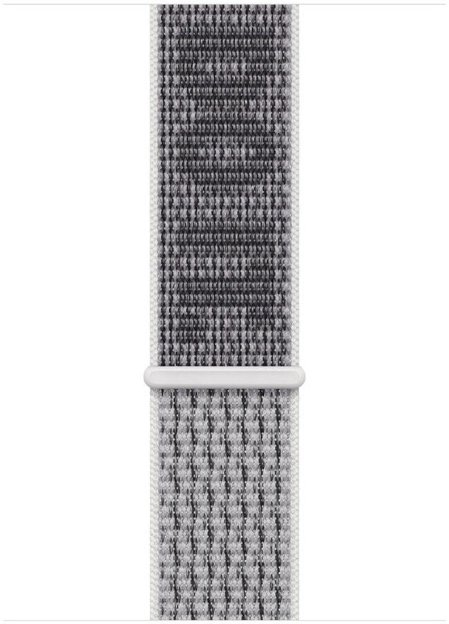 Origineel Apple Watch 49/45/44/42MM Nike Geweven Bandje Wit / Zwart afbeelding 2