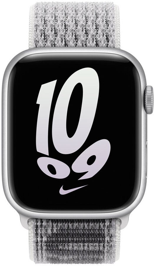 Origineel Apple Watch 49/45/44/42MM Nike Geweven Bandje Wit / Zwart afbeelding 3
