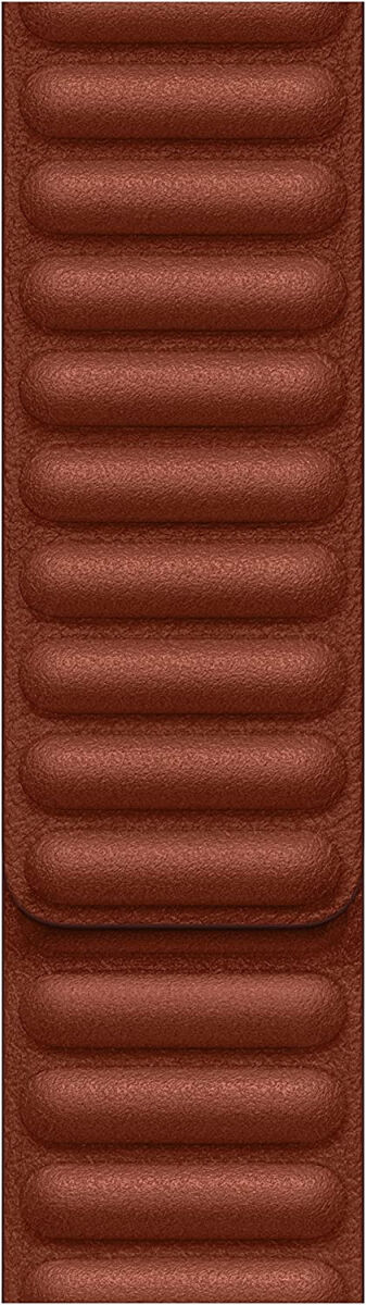 Origineel Apple Watch 49/45/44/42MM Leather Link Bandje Bruin S/M afbeelding 4