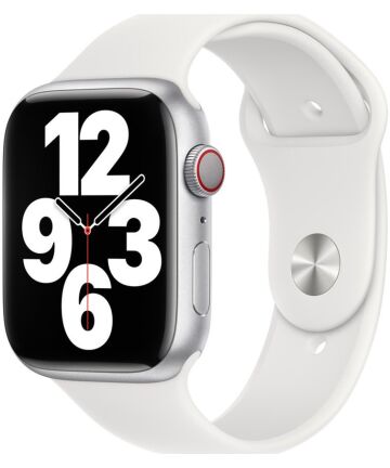 Origineel Apple Watch 49MM/45MM/44MM/42MM Sport Bandje Wit Bandjes