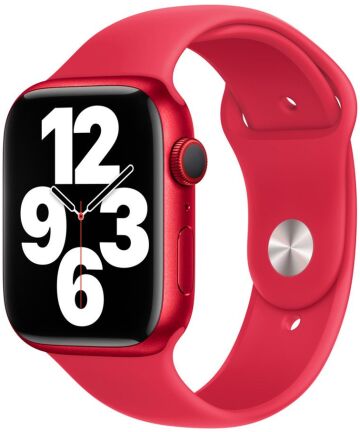Origineel Apple Watch 49MM/45MM/44MM/42MM Sport Bandje Rood Bandjes