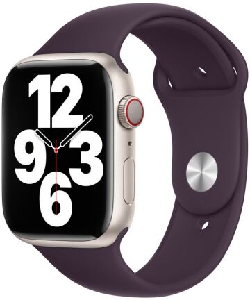 Origineel Apple Watch 1-9/SE/Ultra 49/45/44/42MM Sport Bandje Bordeaux Bandjes