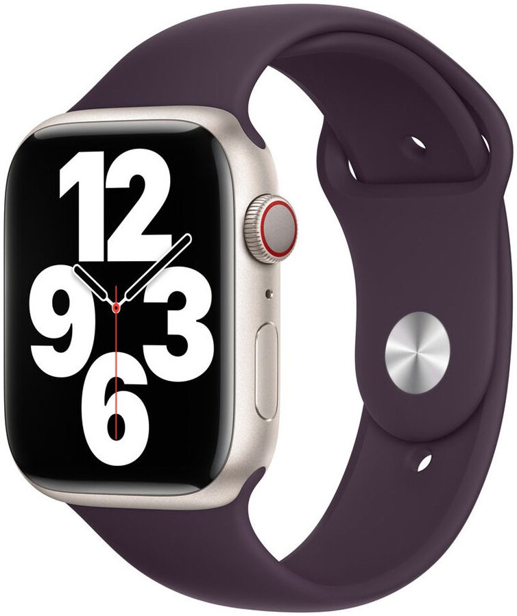 Origineel Apple Watch 1-9/SE/Ultra 49/45/44/42MM Sport Bandje Bordeaux afbeelding 1