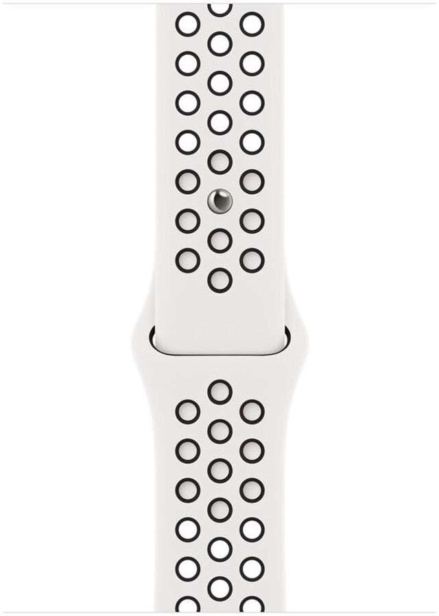 Origineel Apple Watch 49MM/45MM/44MM/42MM Nike Sport Bandje Wit Zwart afbeelding 2
