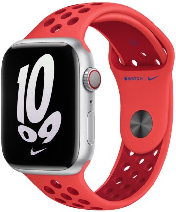 Origineel Apple Watch 49MM/45MM/44MM/42MM Nike Sport Bandje Rood Bandjes