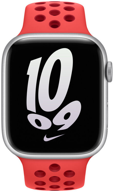 Origineel Apple Watch 49MM/45MM/44MM/42MM Nike Sport Bandje Rood afbeelding 3