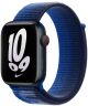 Origineel Apple Watch 49/45/44/42MM Nike Geweven Bandje Blauw
