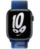 Origineel Apple Watch 49/45/44/42MM Nike Geweven Bandje Blauw