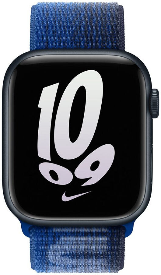 Origineel Apple Watch 49/45/44/42MM Nike Geweven Bandje Blauw afbeelding 3