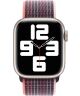 Origineel Apple Watch 41MM/40MM/38MM Geweven Sportbandje Roze / Zwart