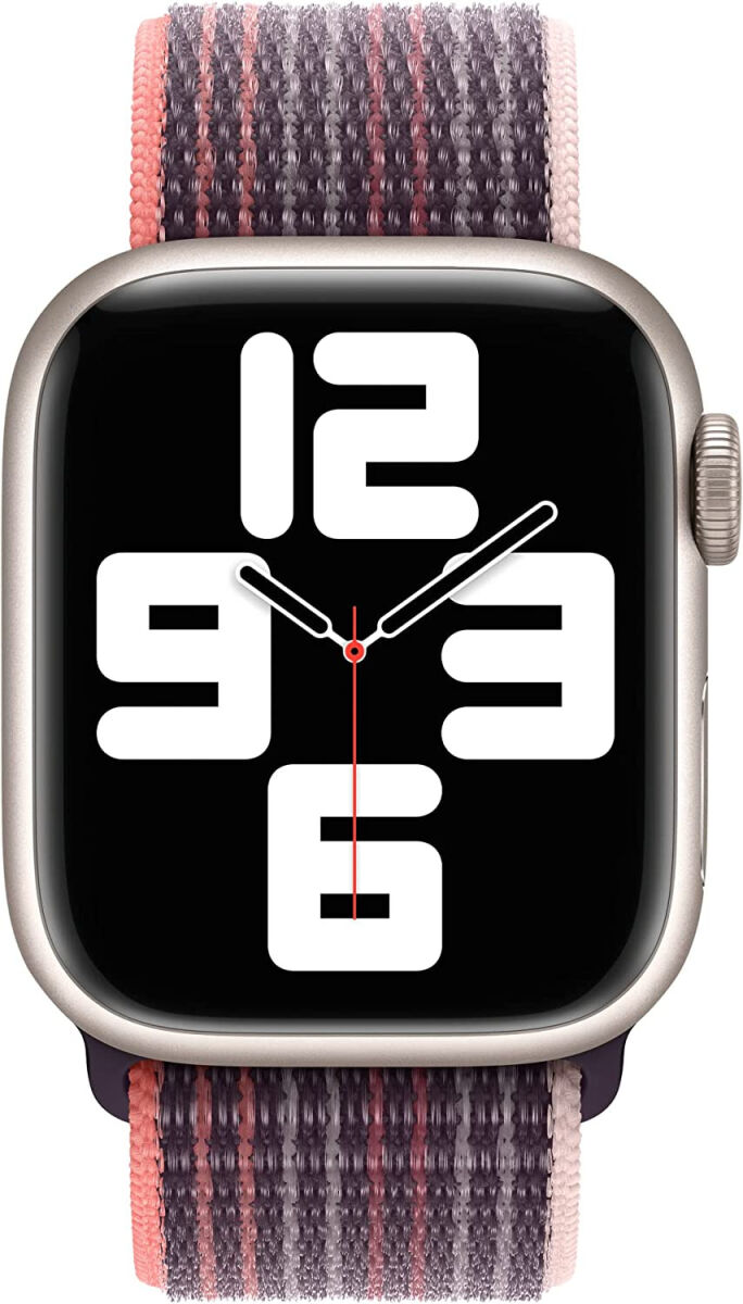 Origineel Apple Watch 41MM/40MM/38MM Geweven Sportbandje Roze / Zwart afbeelding 2