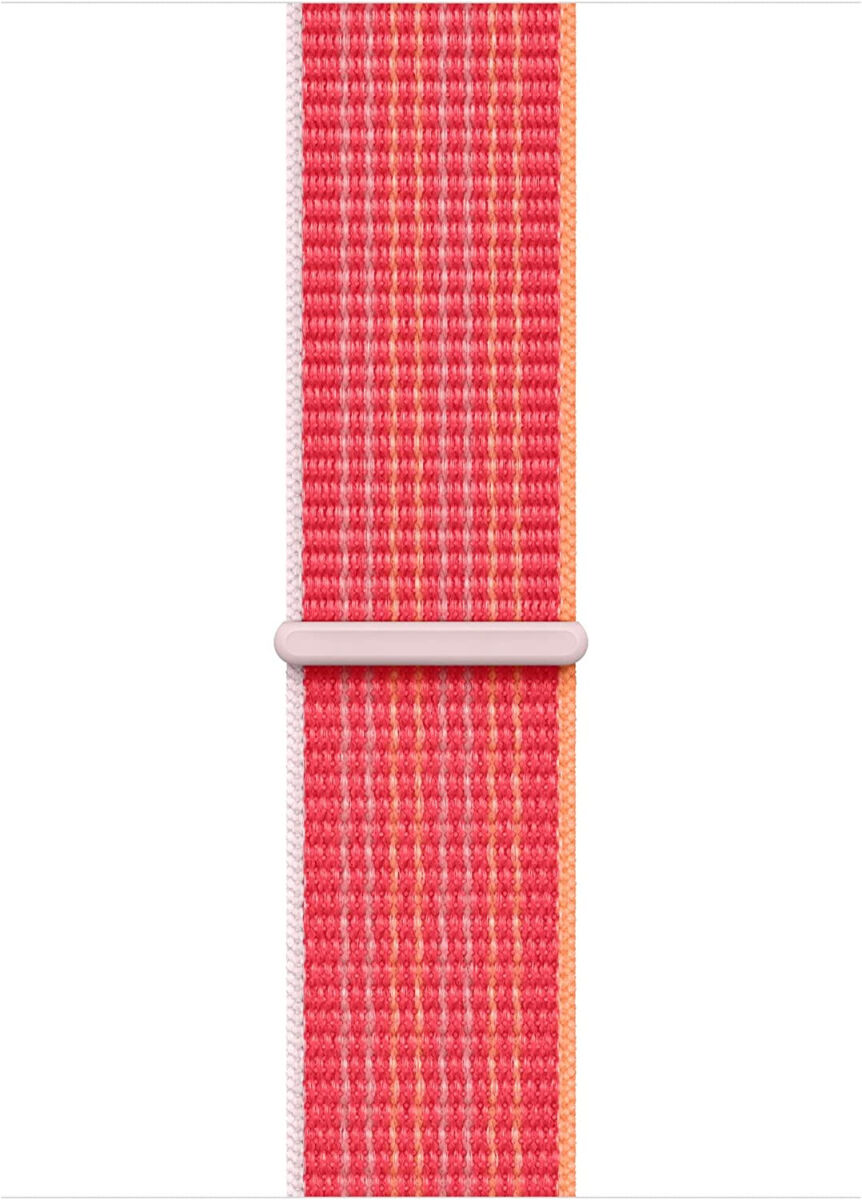 Origineel Apple Watch 49/45/44/42MM Geweven Sportbandje Rood afbeelding 2