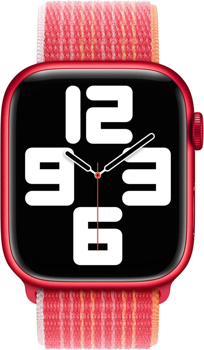 Origineel Apple Watch 49/45/44/42MM Geweven Sportbandje Rood afbeelding 3