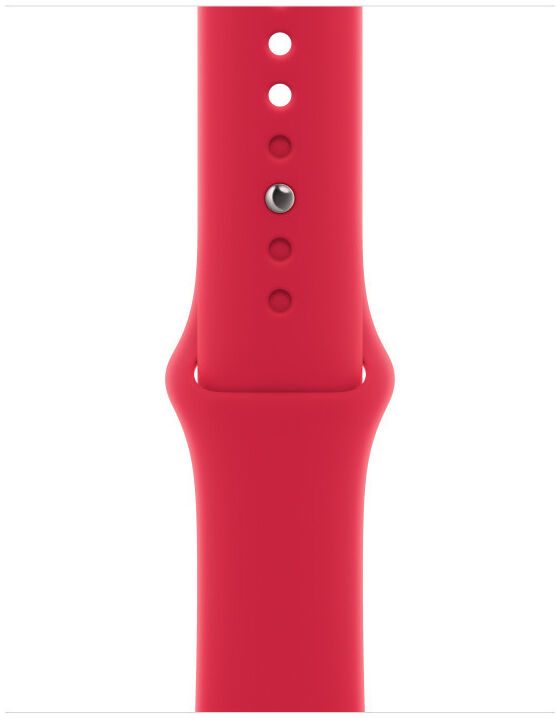 Origineel Apple Sport Band Apple Watch 1-9/SE 41/40/38MM Bandje Rood afbeelding 3