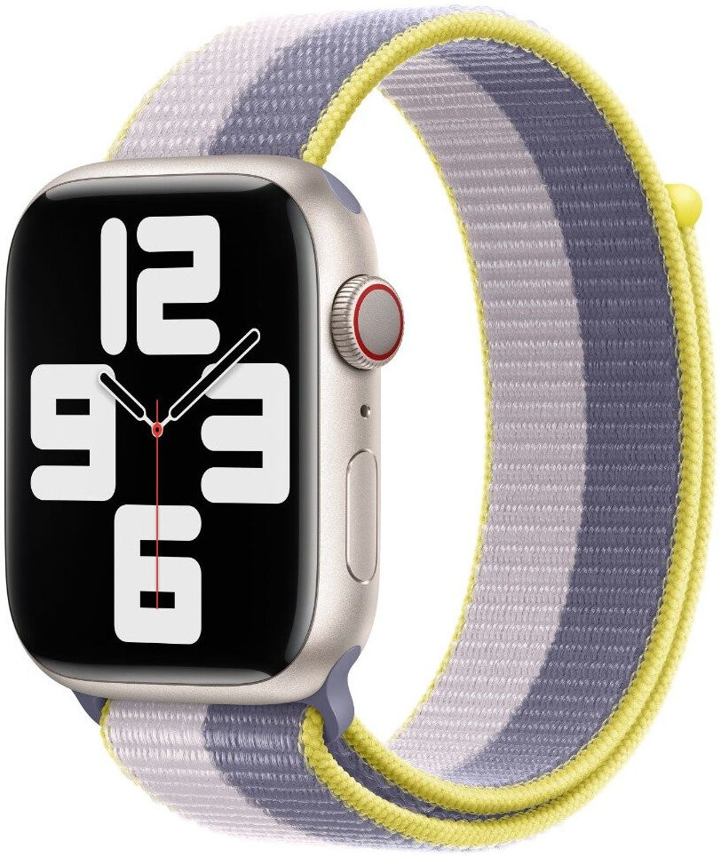 Origineel Apple Watch 49/45/44/42MM Geweven Sportbandje Grijs afbeelding 1