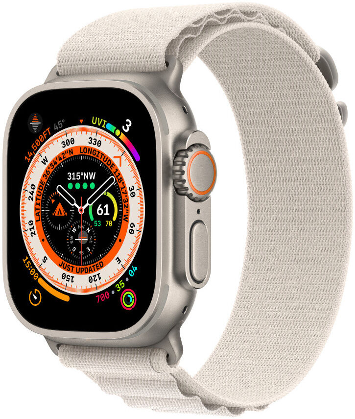 Origineel Apple Watch 49/45/44/42MM Alpine Bandje Beige - Maat L afbeelding 1