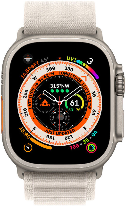 Origineel Apple Watch 49/45/44/42MM Alpine Bandje Beige - Maat L afbeelding 3