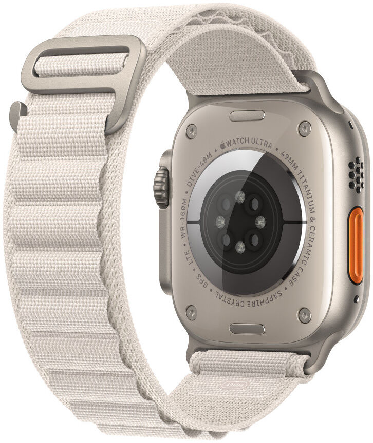 Origineel Apple Watch 49/45/44/42MM Alpine Bandje Beige - Maat L afbeelding 4