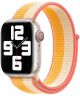 Origineel Apple Watch 49/45/44/42MM Geweven Sportbandje Geel / Wit
