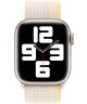 Origineel Apple Watch 41MM/40MM/38MM Geweven Sportbandje Geel / Wit