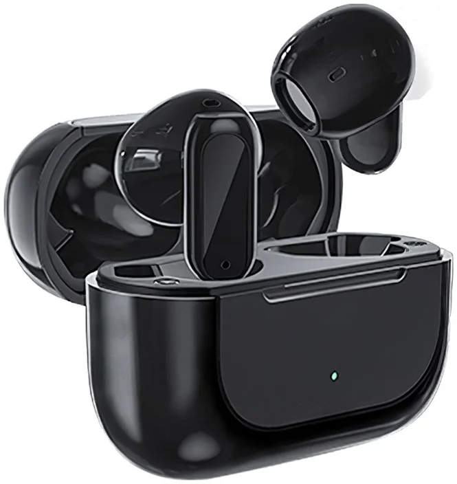 Essager E60 TWS Headset IPX5 Draadloze Bluetooth HiFi Oordopjes Zwart afbeelding 1