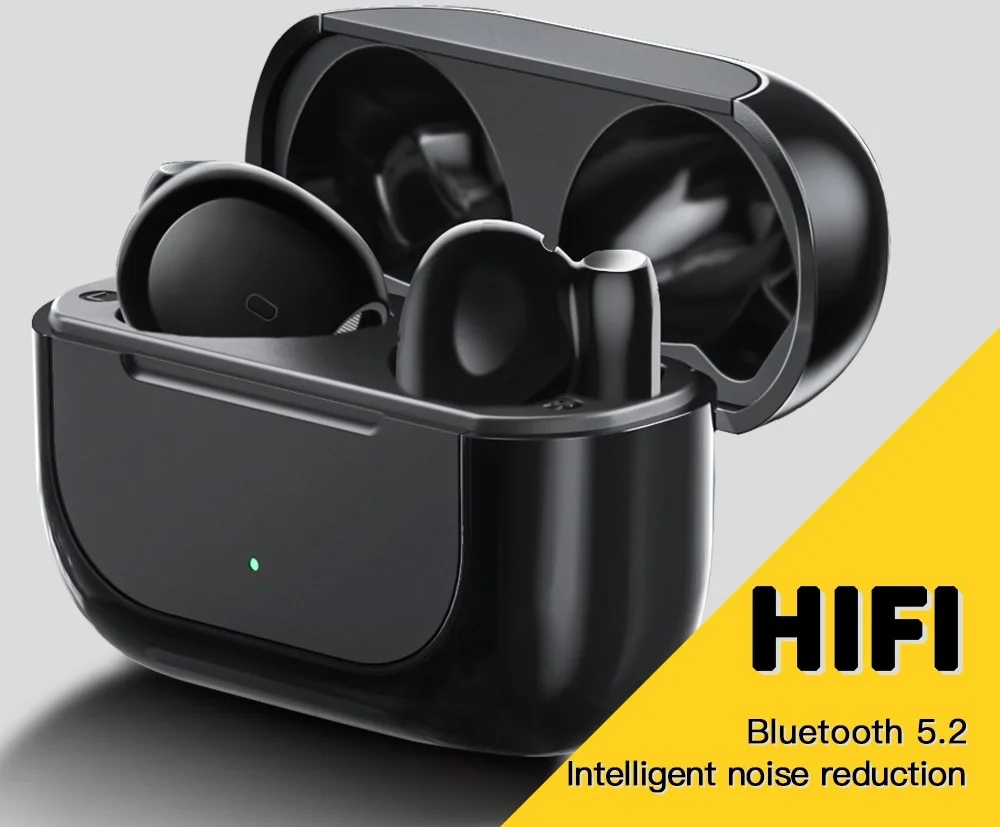 Essager E60 TWS Headset IPX5 Draadloze Bluetooth HiFi Oordopjes Geel afbeelding 9